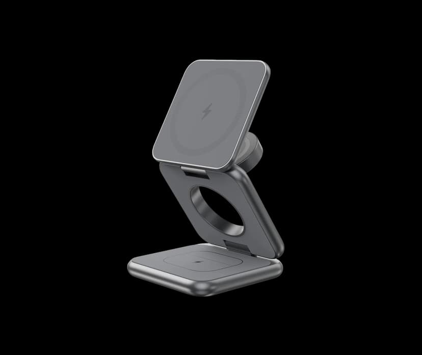 Foldable 3-in-1 Wireless Charging Stand