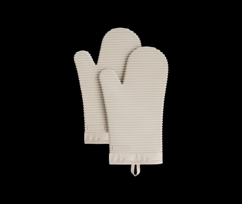 KitchenAid Ribbed Soft Silicone Oven Mitt Set