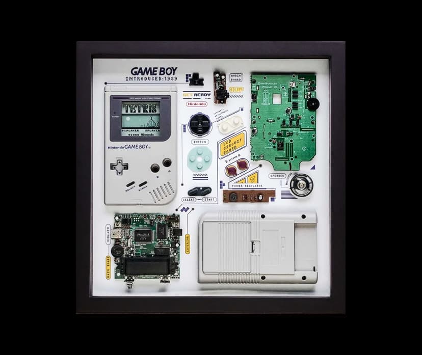 Grid Studio Game Boy Framed Wall Art