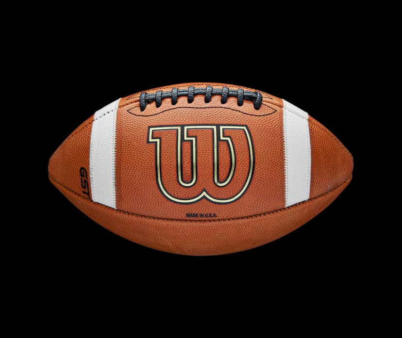 Wilson Sporting Goods GST Leather Game Football