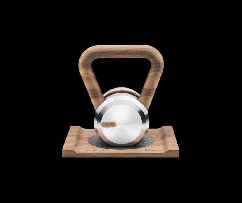 PENT. LOVA™ Kettlebell With Wooden Stand
